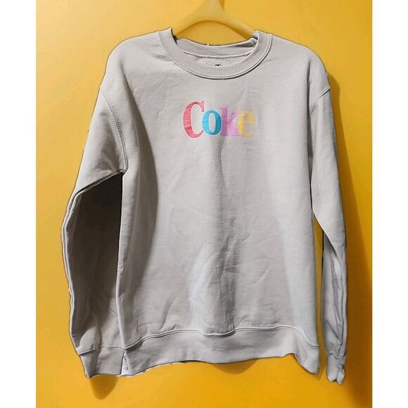 Mens Coca Cola Sweatshirt Pullover New Small Excellent A126 Soft Comfortable - Picture 1 of 5